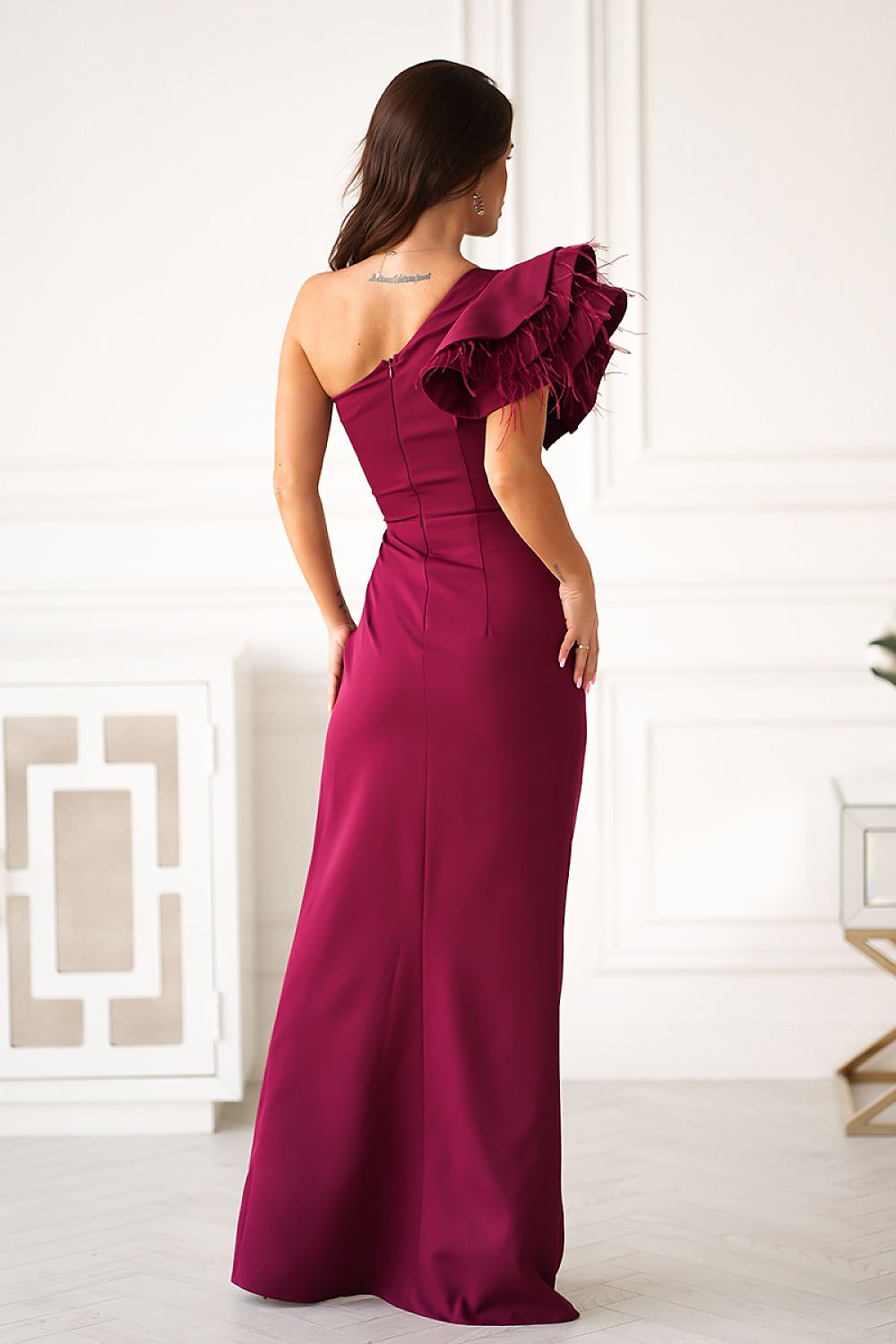 Robe longue model 202383 Bicotone