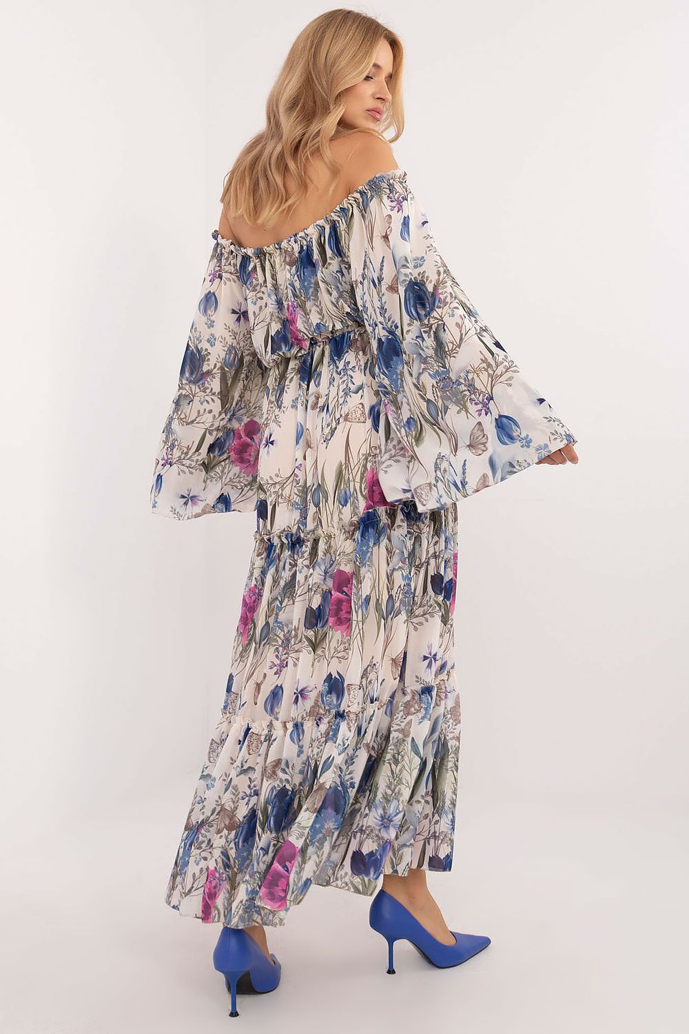 فستان نهاري موديل 202415 إيطاليا مودا