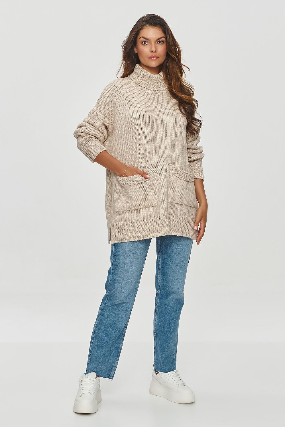  Col roulé model 202969 Makadamia 