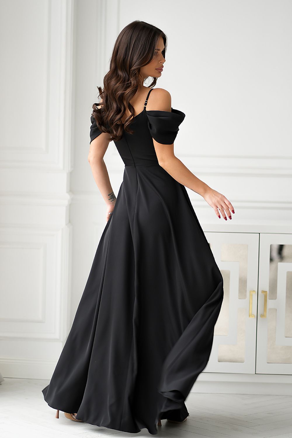  Robe longue model 203758 Bicotone 