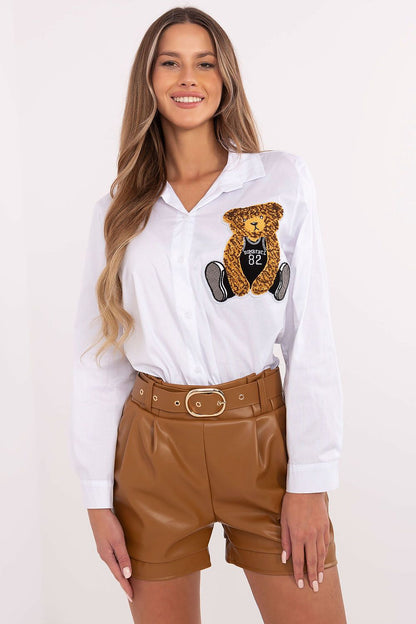 Chemise manche longue model 203936 Italy Moda 