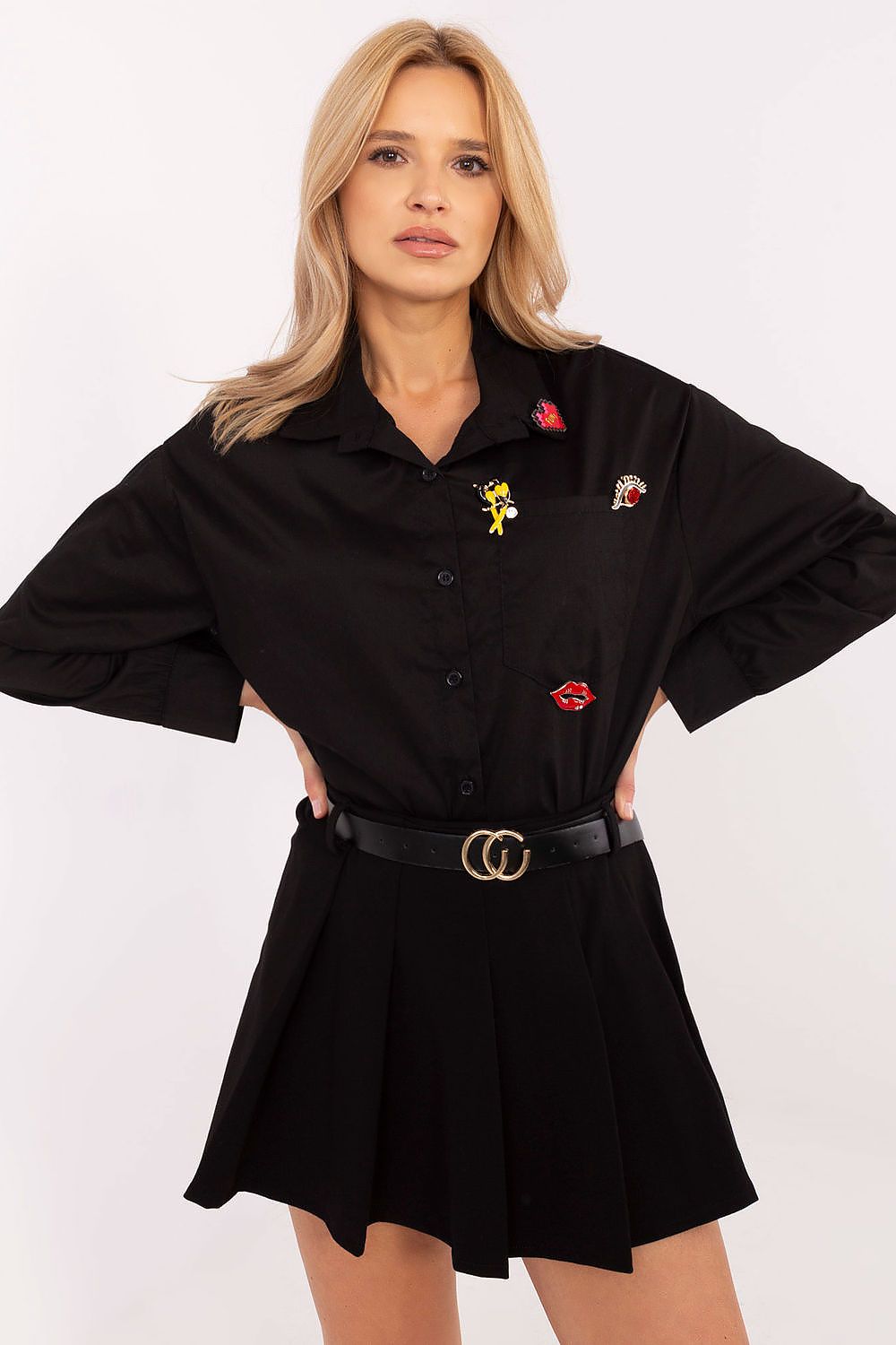  Chemise manche longue model 204358 Italy Moda 