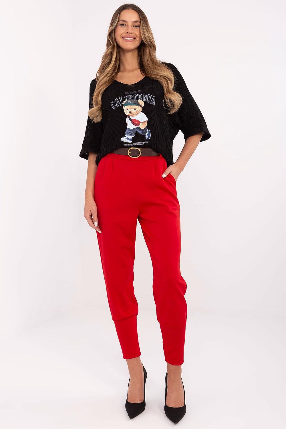  Pantalon survêtement model 206710 Italy Moda 