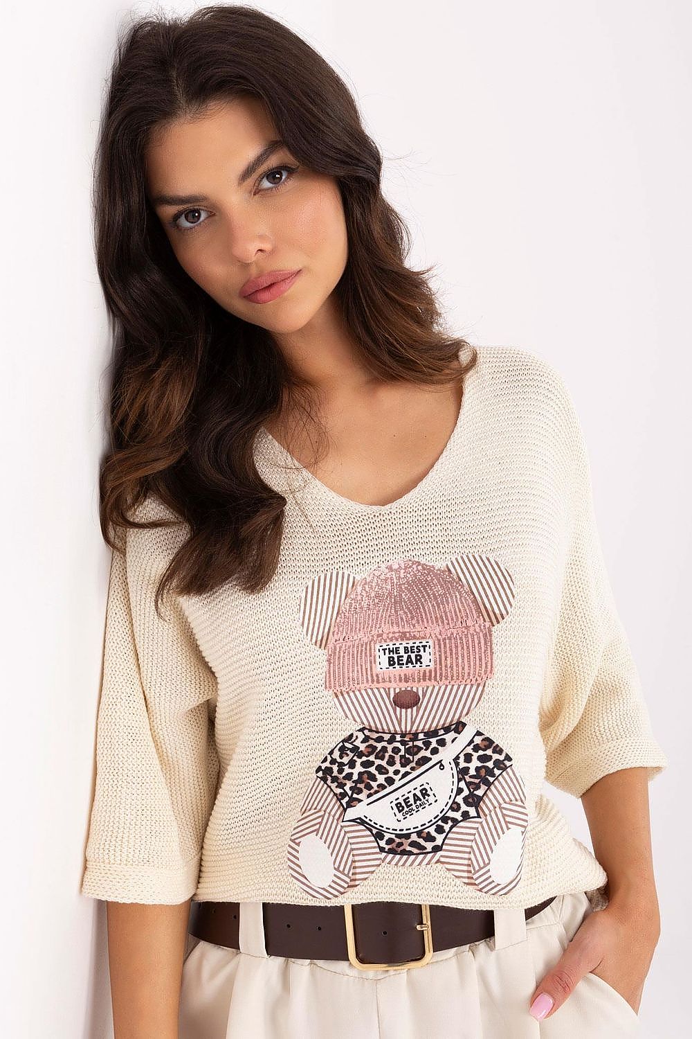  Pull à manches courtes model 206959 Italy Moda 