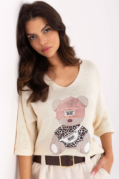  Pull à manches courtes model 206959 Italy Moda 