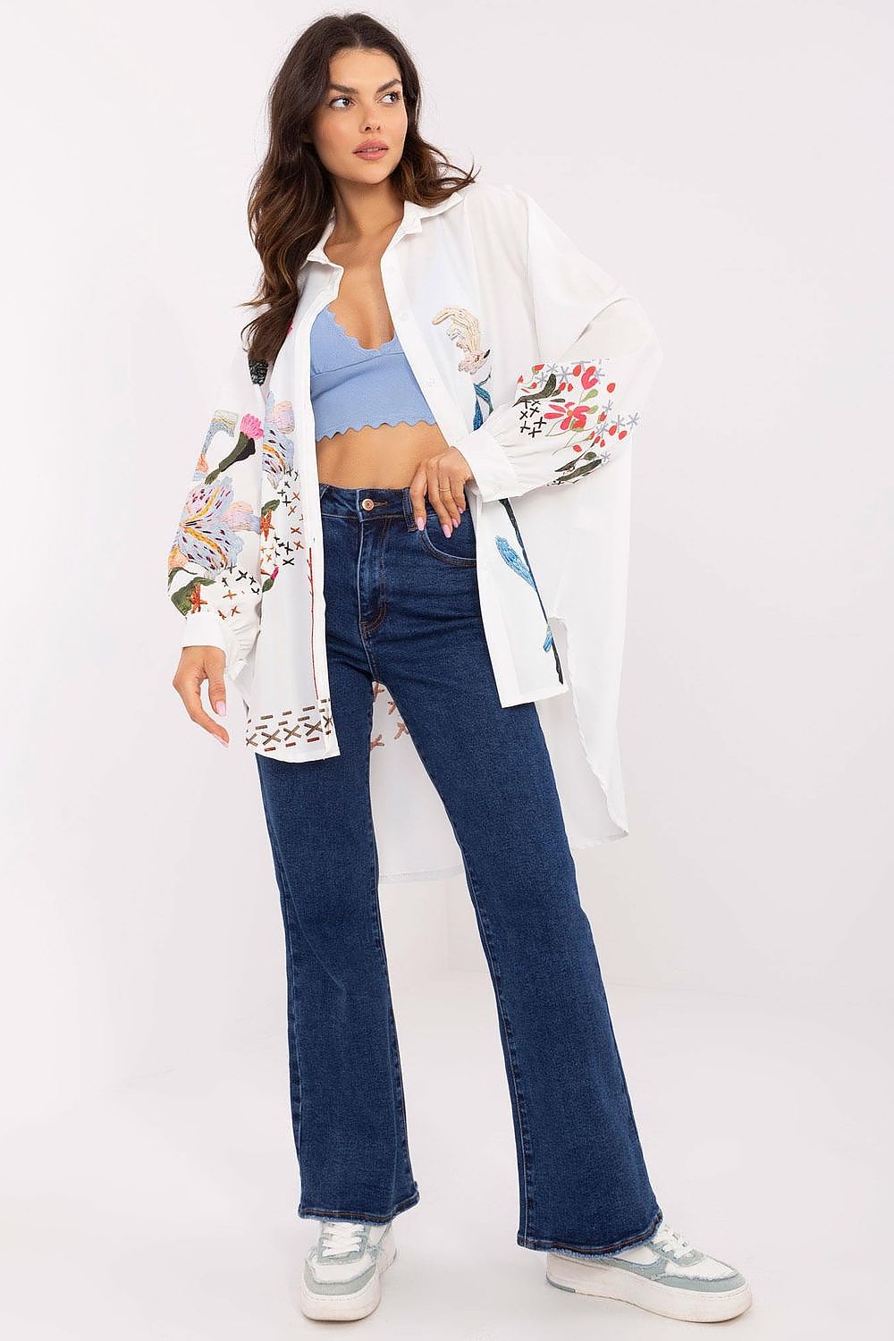  Chemise manche longue model 207603 Italy Moda 