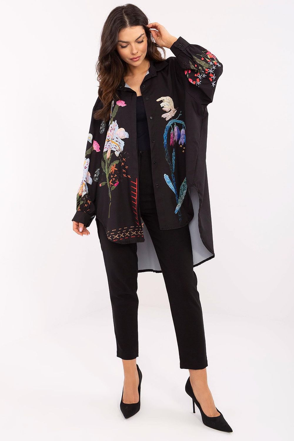  Chemise manche longue model 207604 Italy Moda 