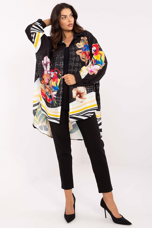  Chemise manche longue model 207622 Italy Moda 