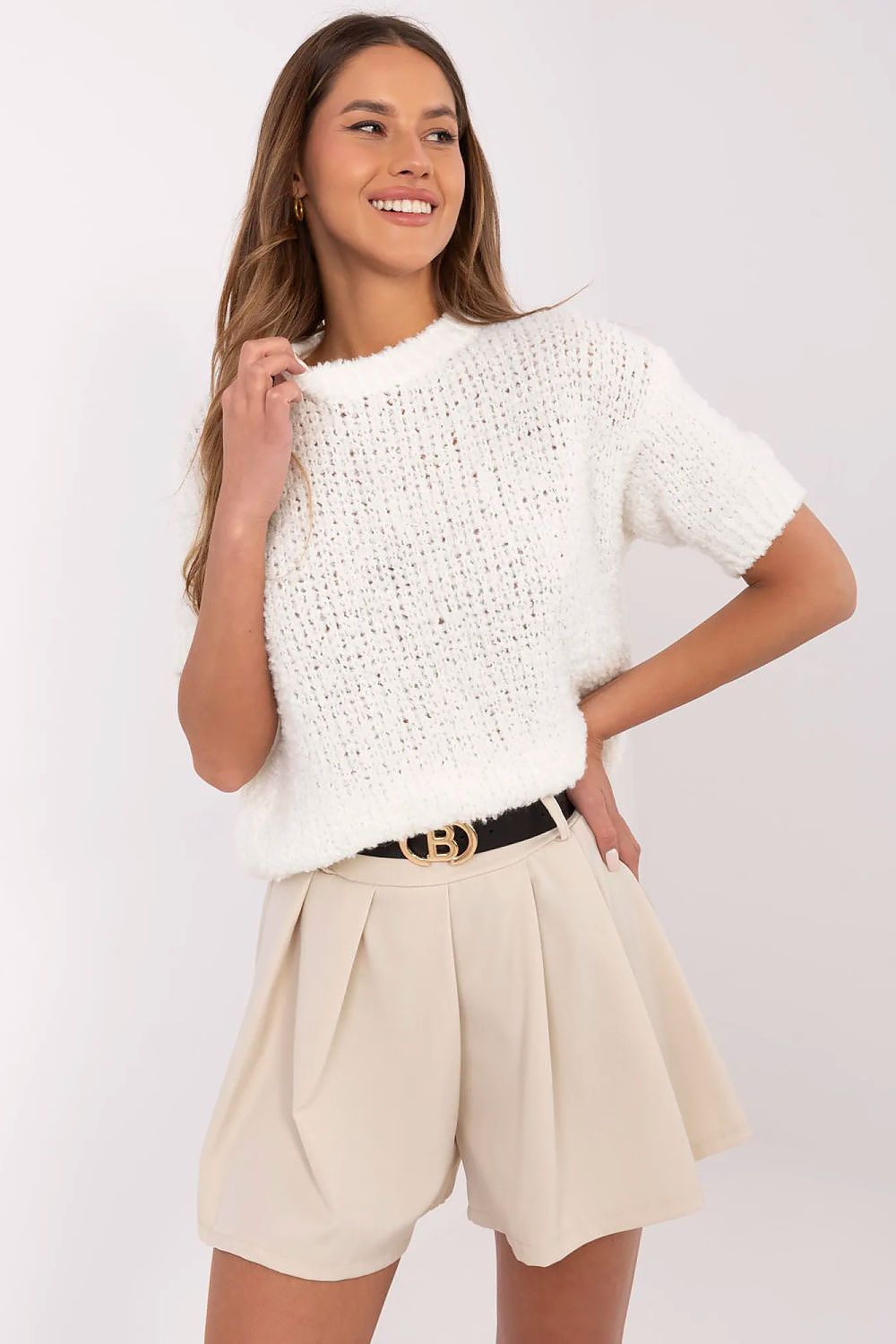  Pull à manches courtes model 209708 Italy Moda 