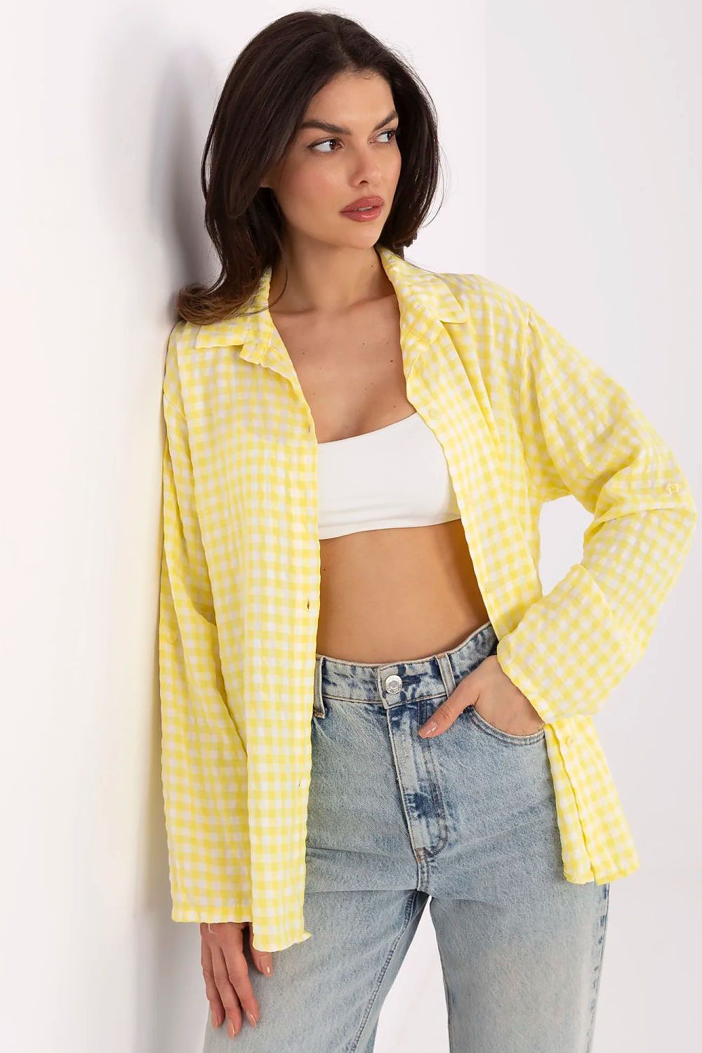  Chemise manche longue model 210001 Italy Moda 