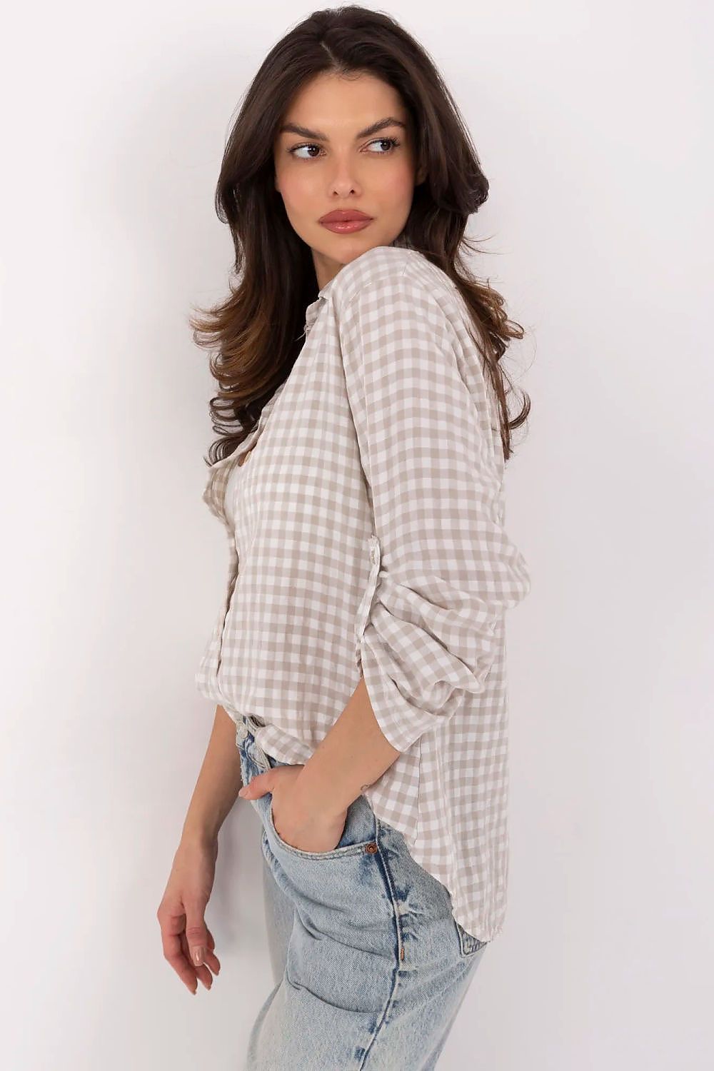  Chemise manche longue model 210003 Italy Moda 