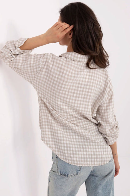  Chemise manche longue model 210003 Italy Moda 