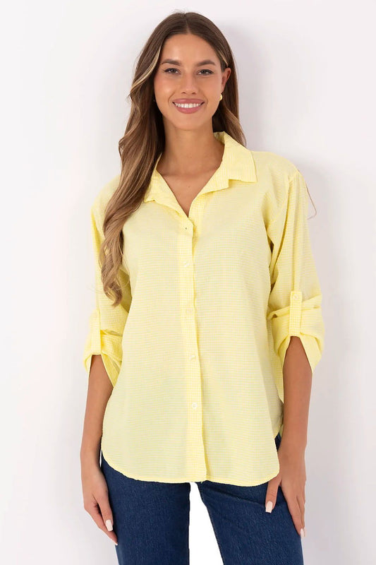  Chemise manche longue model 210005 Italy Moda 