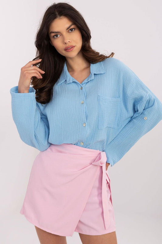  Chemise manche longue model 210010 Italy Moda 