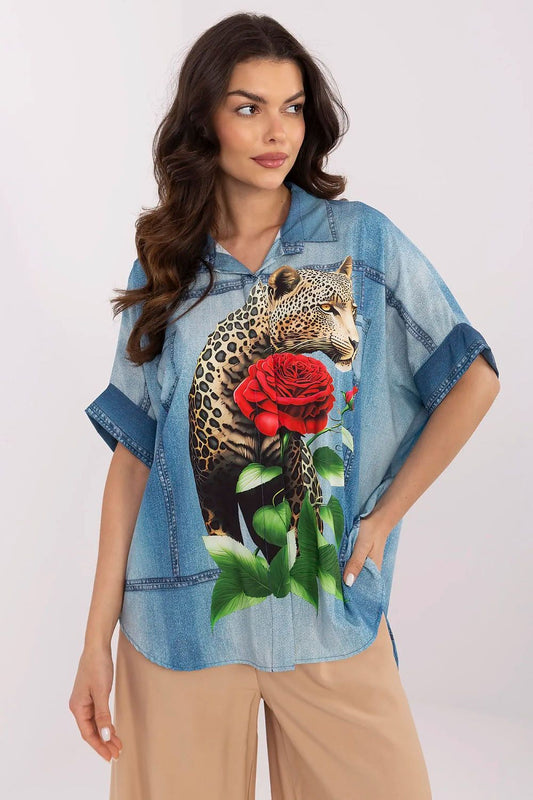  Chemise manche longue model 210971 Italy Moda 