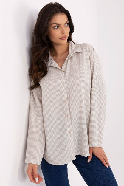  Chemise manche longue model 211444 Italy Moda 