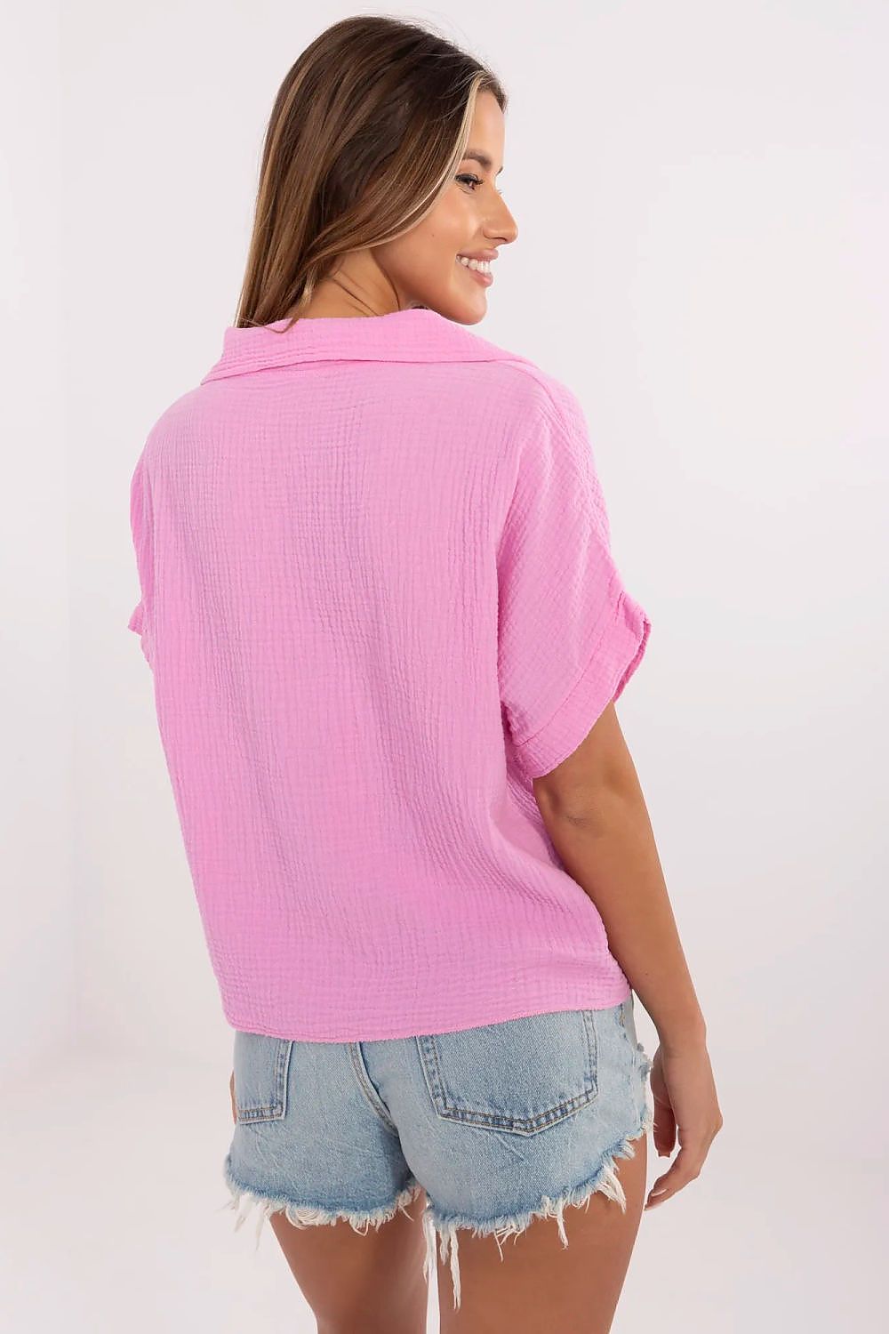  Chemise manche courte model 214309 Italy Moda 