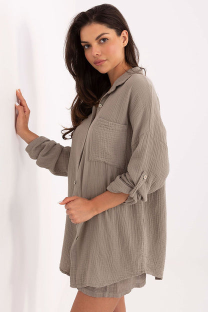  Chemise manche longue model 215497 Italy Moda 
