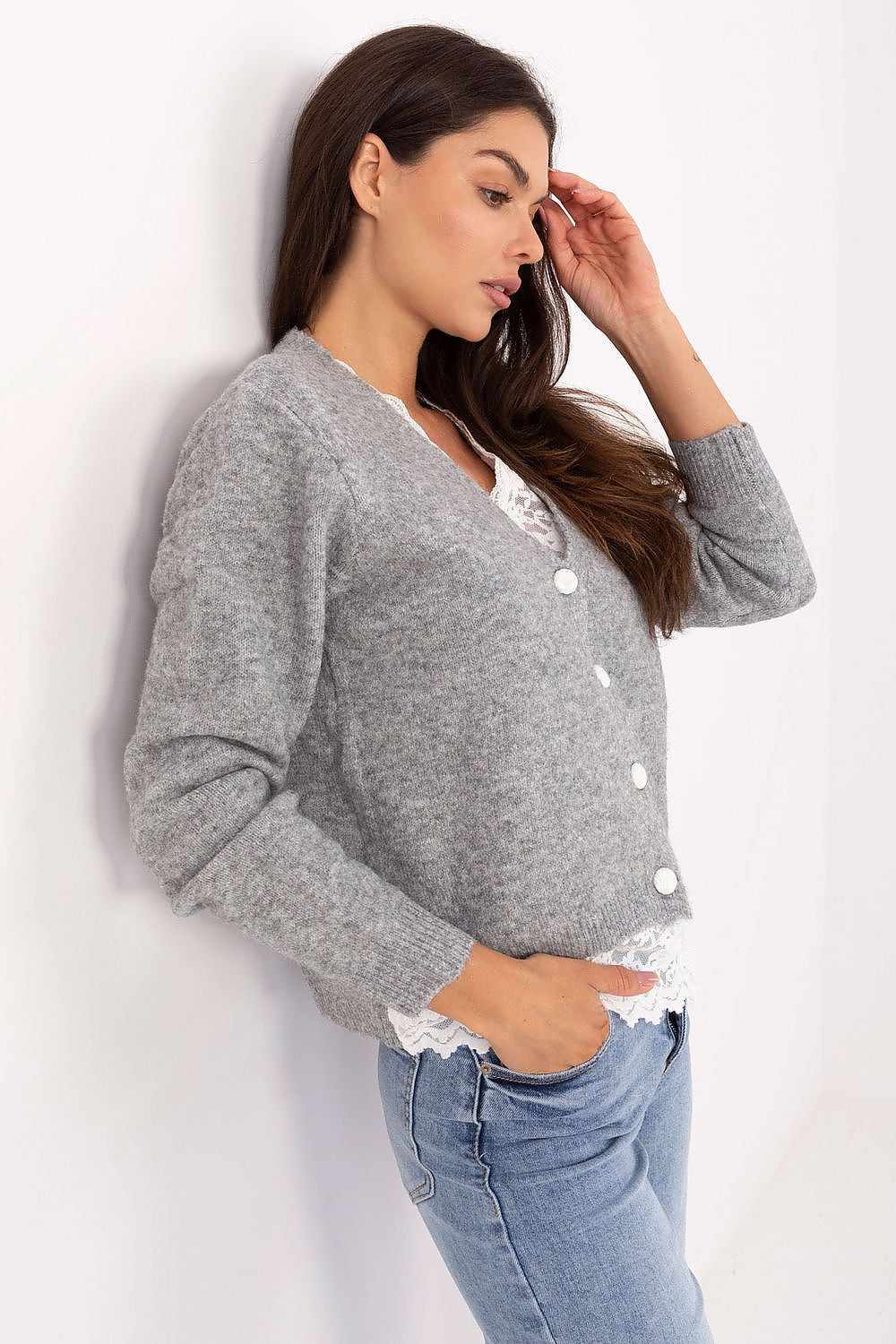  Cardigan model 216529 Factory Price 