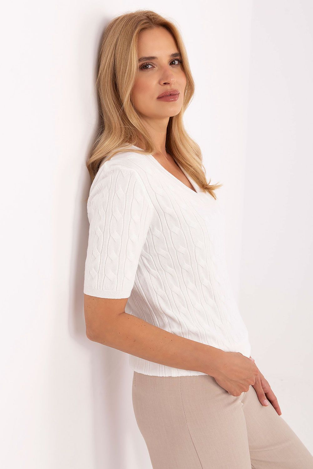  Pull à manches courtes model 217330 Factory Price 