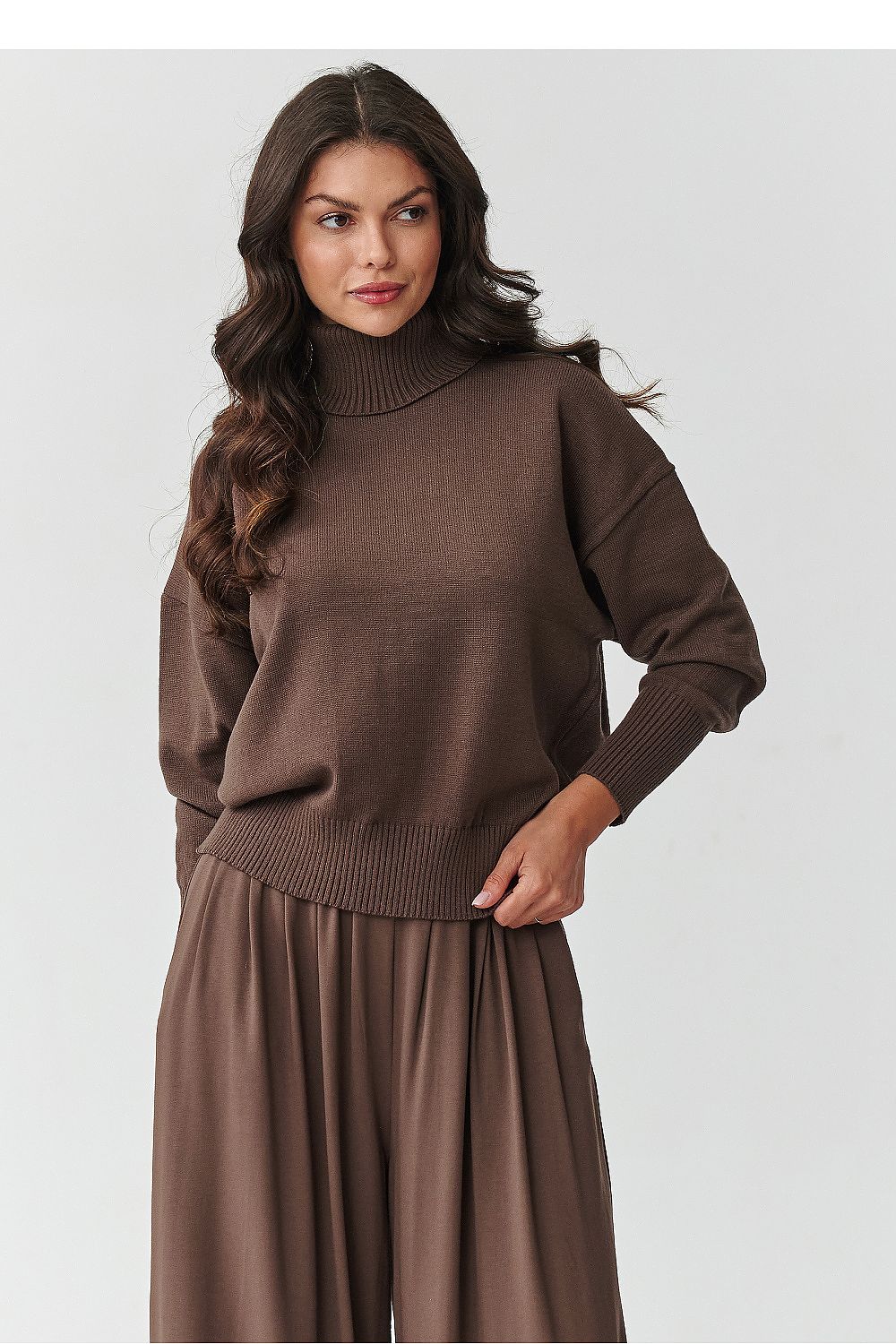  Col roulé model 217394 Makadamia 