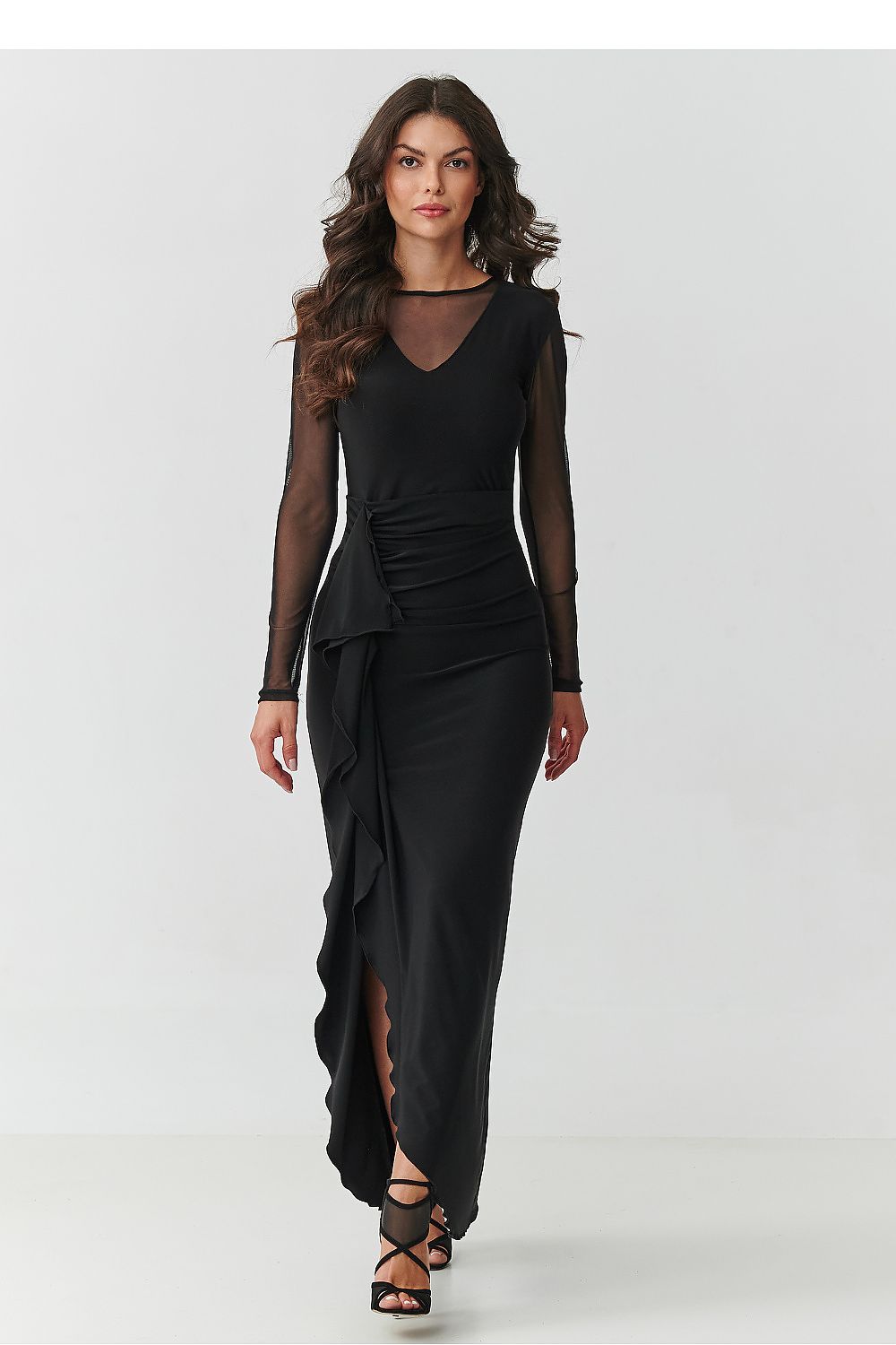  Robe longue model 218110 Makadamia 