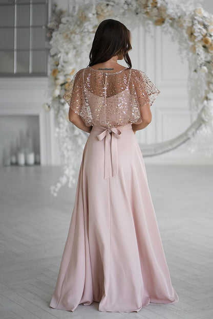  Robe longue model 219689 Bicotone 