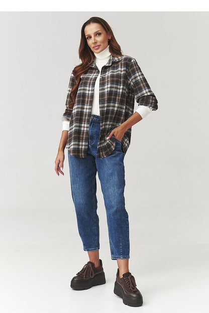  Chemise manche longue model 219731 Makadamia 