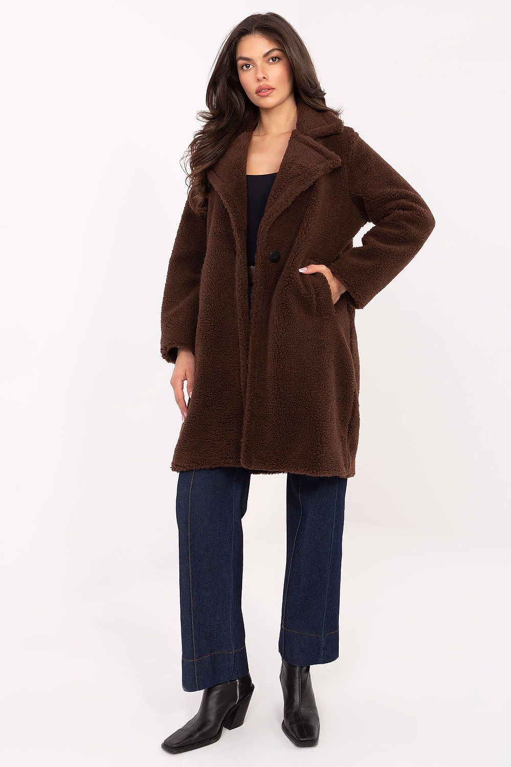  Manteau model 219977 Factory Price 