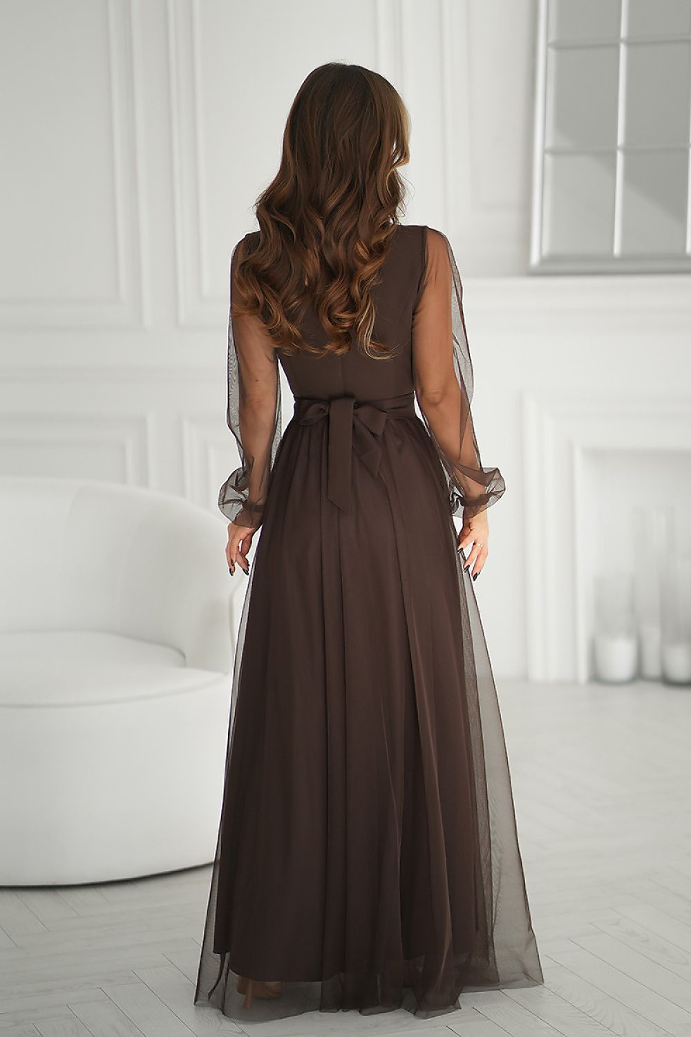  Robe longue model 220610 Bicotone 