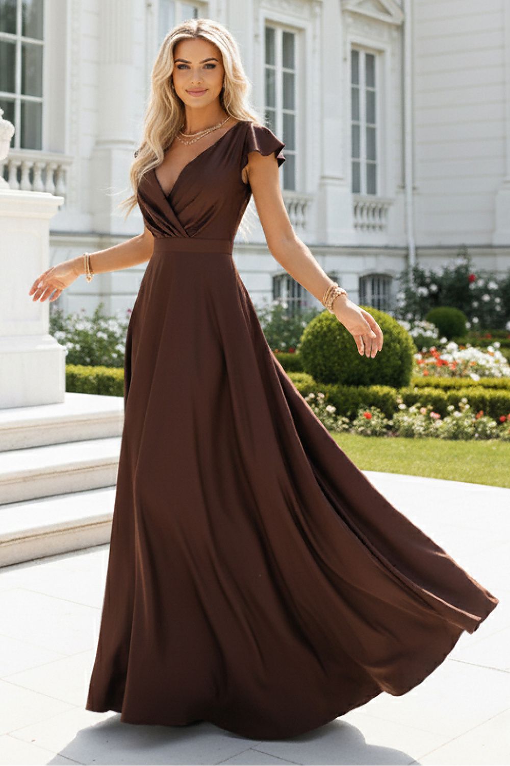  Robe longue model 220673 Numoco 
