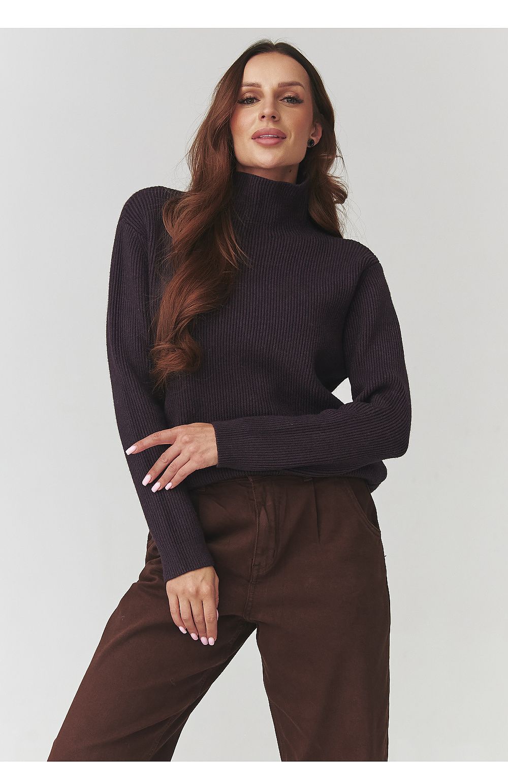  Col roulé model 220773 Makadamia 