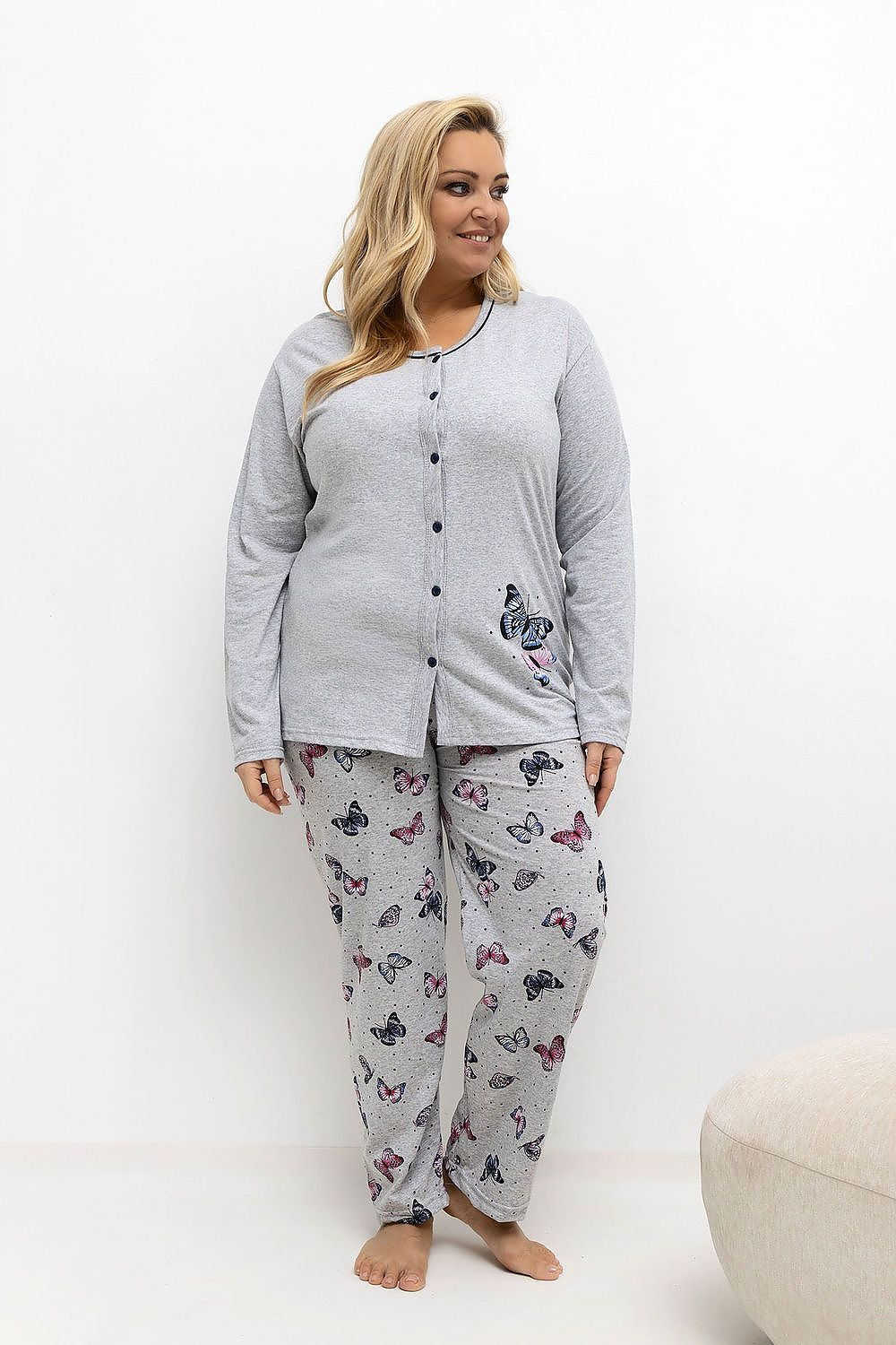  Pyjama Taille Plus model 221199 Forever Pink 