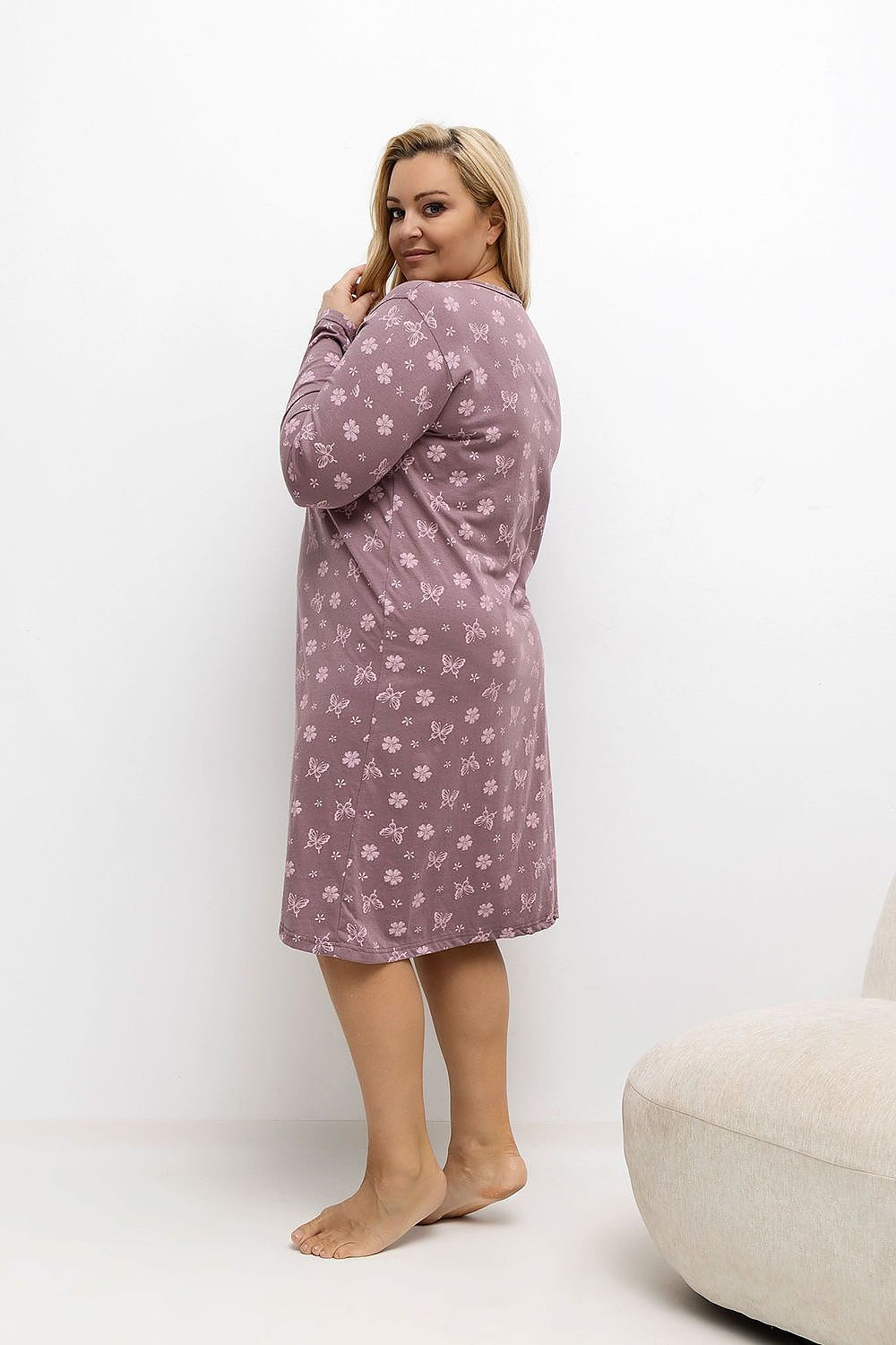  Chemise de nuit Plus Size model 221200 Forever Pink 