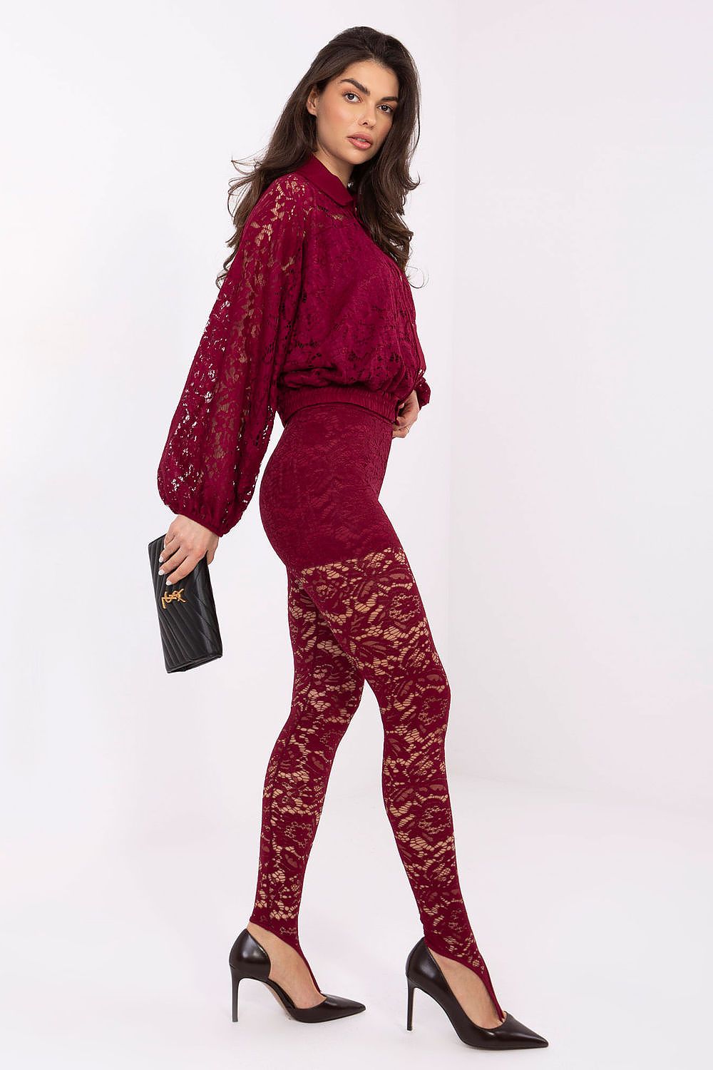 Leggings longues model 221299 Italy Moda 