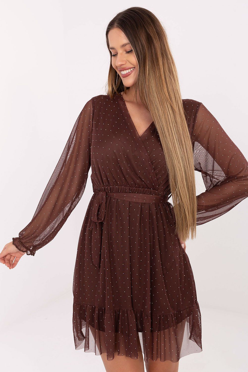  Robe courte model 221587 Italy Moda 
