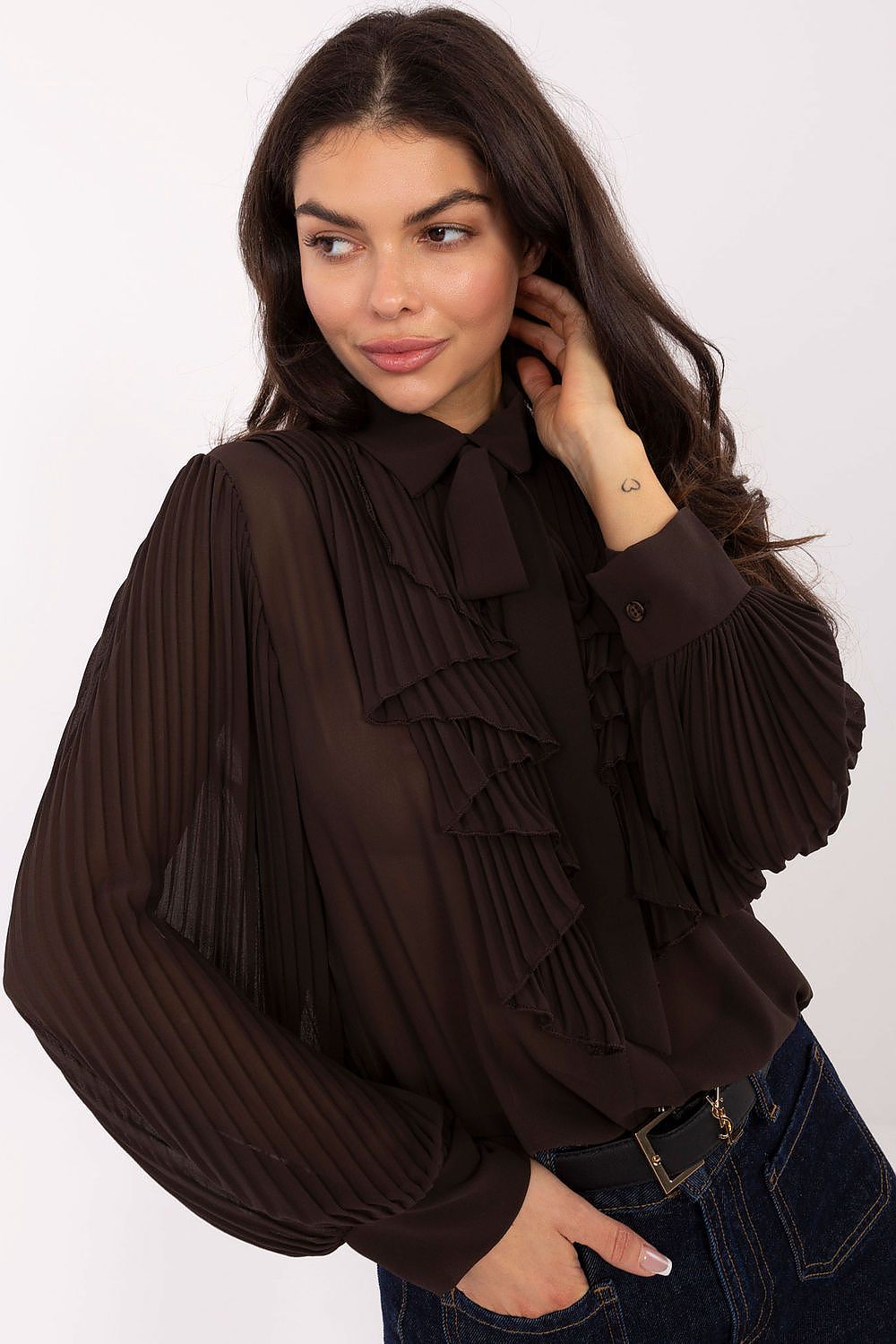  Chemise manche longue model 221589 Italy Moda 