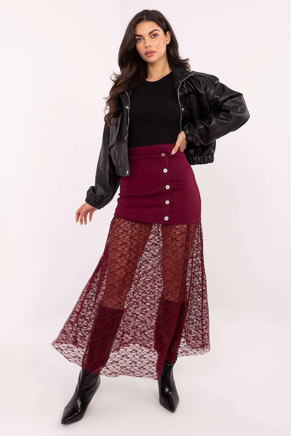 Jupe longue model 221593 Italy Moda 