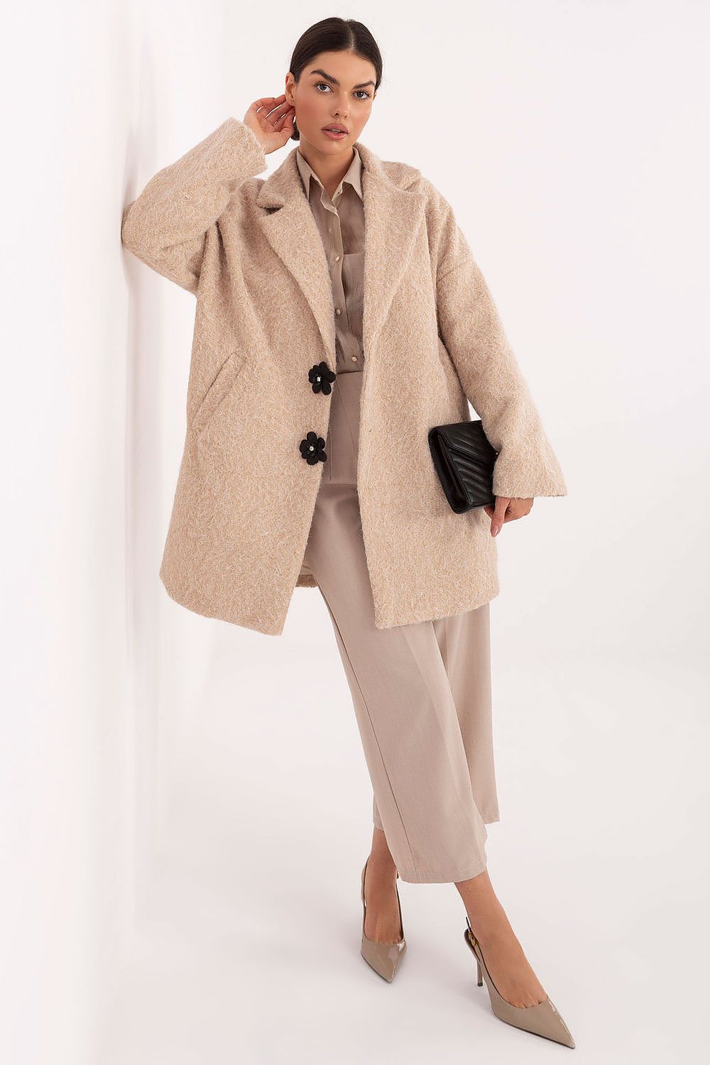  Manteau model 222088 Factory Price 