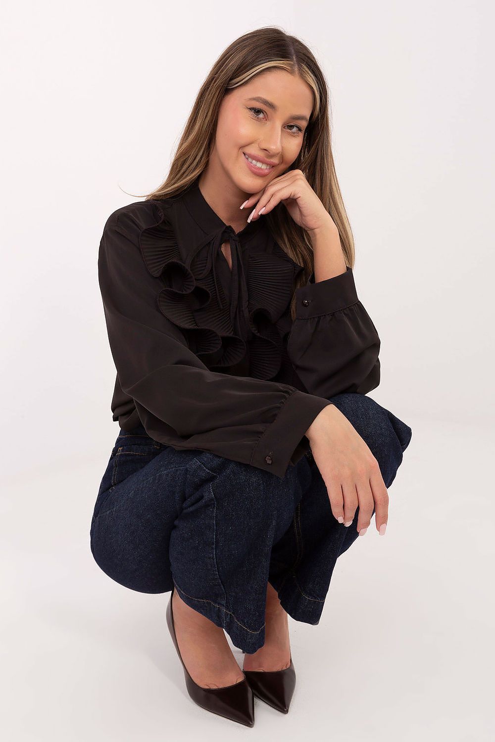  Chemise manche longue model 222121 Factory Price 