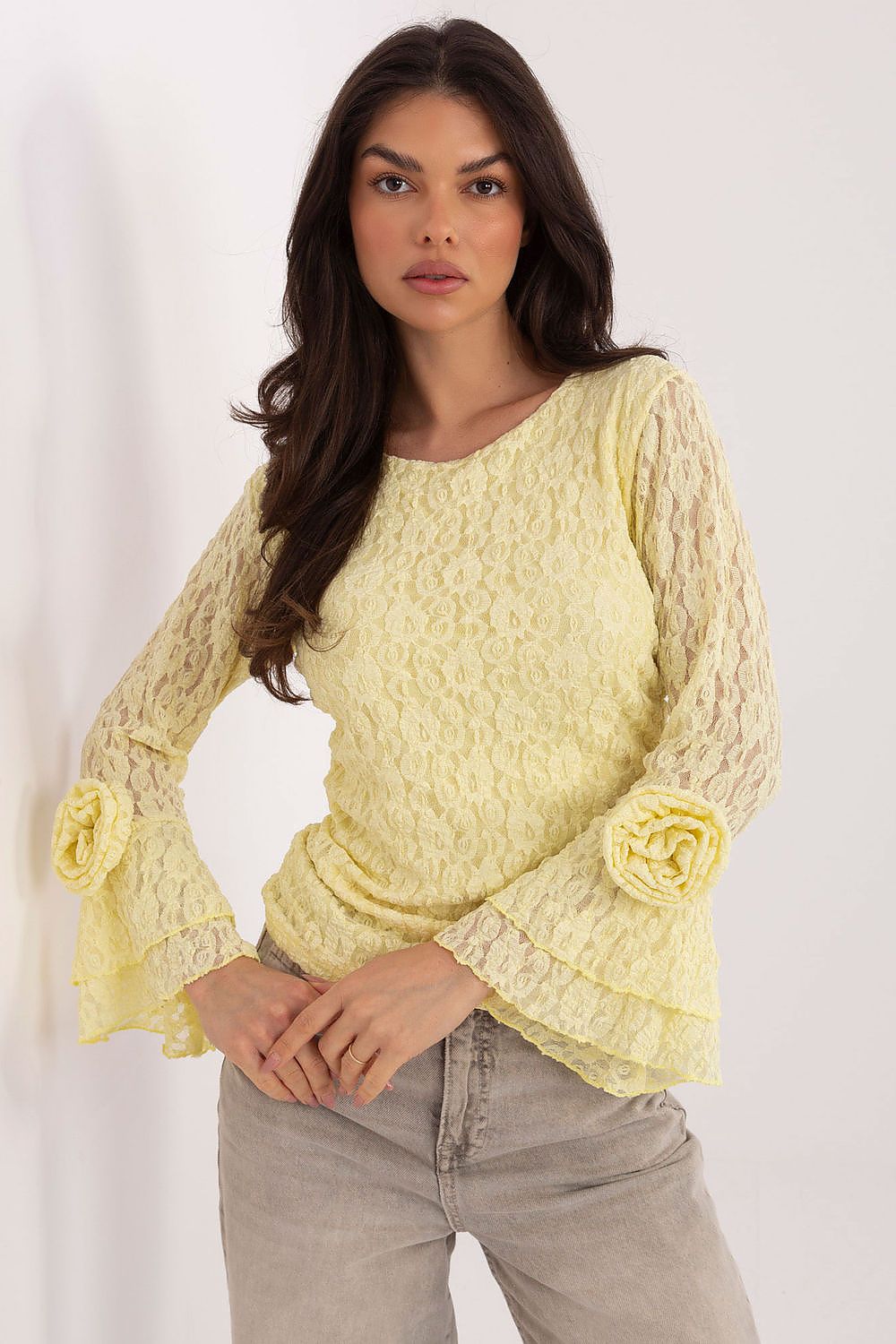  Blouse en dentelle model 222737 Italy Moda 