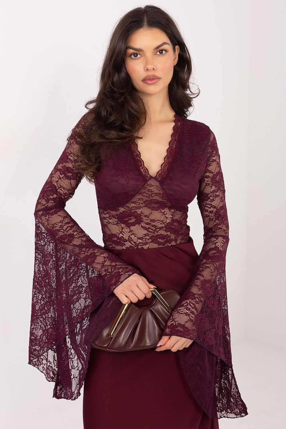  Blouse en dentelle model 222813 Factory Price 