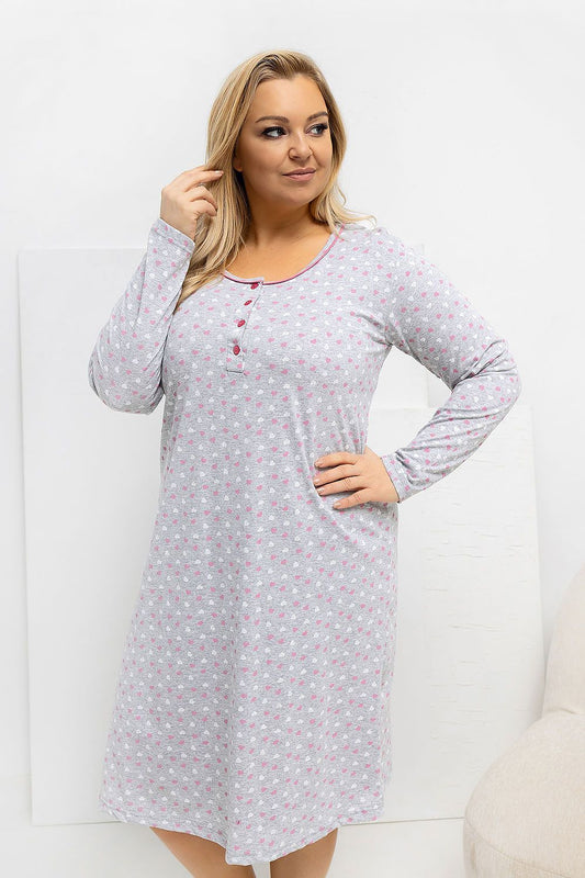  Chemise de nuit Plus Size model 223309 Forever Pink 