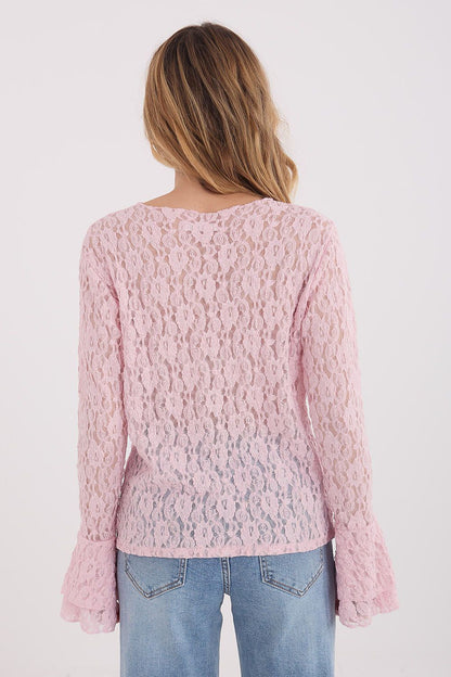  Blouse en dentelle model 223407 Italy Moda 