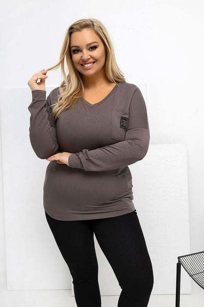  Chemisier grande taille model 223937 Relevance 