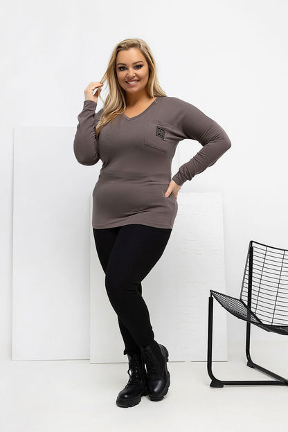 Chemisier grande taille model 223937 Relevance 