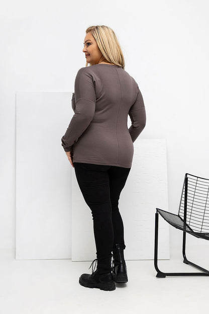  Chemisier grande taille model 223937 Relevance 
