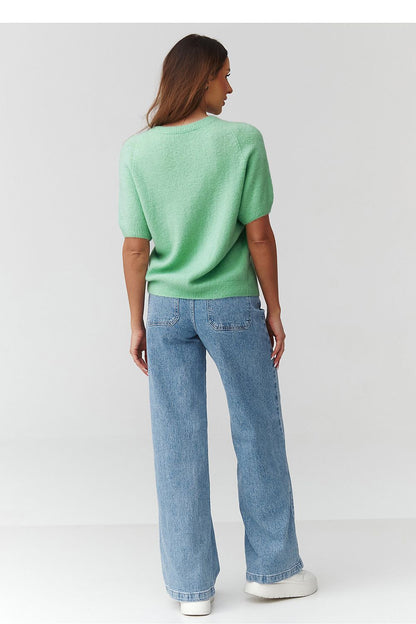  Pull à manches courtes model 224078 Makadamia 