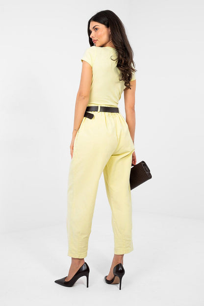  Pantalon en velours côtelé model 224382 Italy Moda 