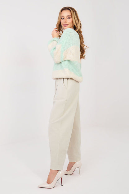  Pantalon en velours côtelé model 224386 Italy Moda 